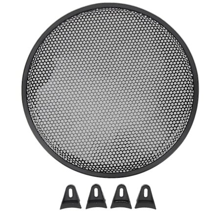 2024 12-tums högtalargaller i järn, subwooferhögtalare, cirkelskydd, ljudnät, skydd för bil och husbil