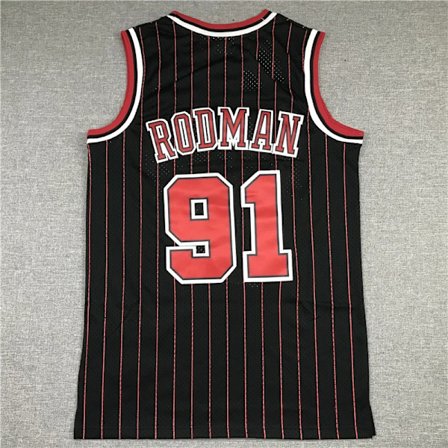Ny 2023 Baskettröja #91 Pippen Rodman T-shirt stil 2