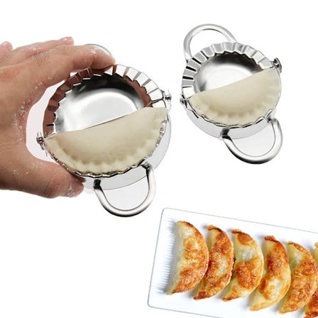 Stainless Steel Dumplings Tool Dumpling Mold Household Manual Press Kitchen Pastry Baking Dumpling Maker Accessories