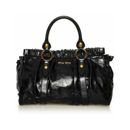 Miu Miu Pre-owned, Pre-owned Handbags Zwart, Dames, Maat:ONE Size
