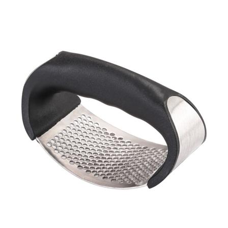 Ruostumattomasta teräksestä valmistettu valkosipulinpuristimen musta