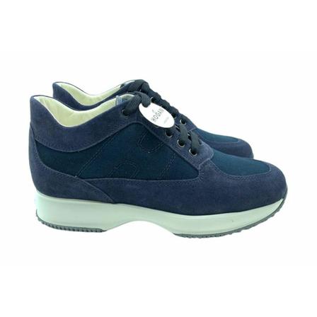 Hogan Interactive Allacciato Sneakers , Blauw , Heren , Maat: 44 EU