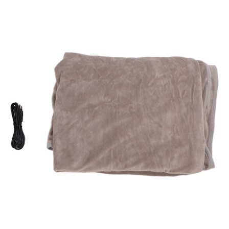 USB Elektrisk Varmetæppe Vinter Varmt Opvarmet Knæ Termisk Tæppe Grå