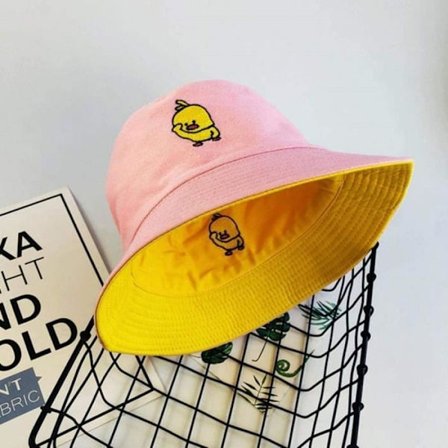 (Rosa and) Sommer Solhatt Barn Smilende Bøttehatt Gutter Jenter Kvinner Utendørs Bomull Fiske Herre Bøttehatt Motehatt [780]