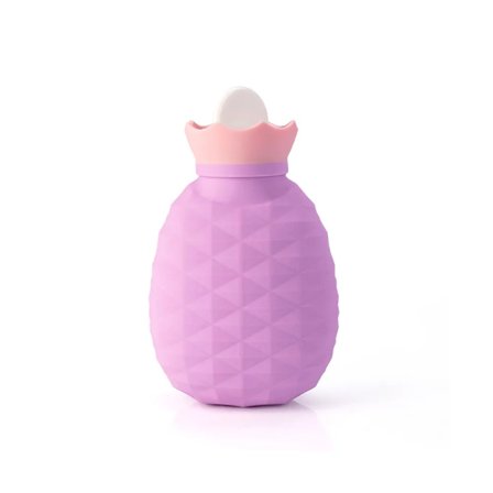 Mini silikone vandflaske til at varme hænder og fødder, perfekt til menstruationssmerter, nakke- og skuldersmerter