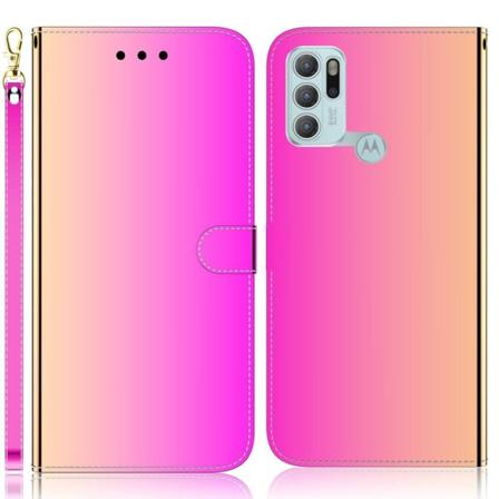 Mirror Motorola Moto G60s fodral - Rosa Rosa