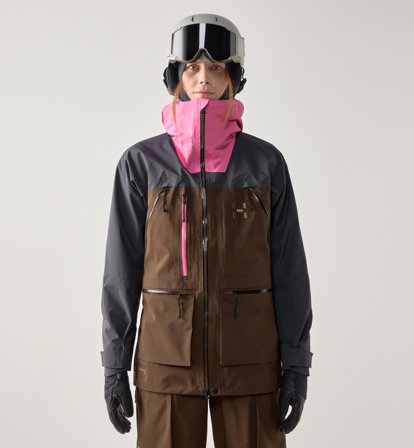 Haglöfs Vassi GTX Pro II Jacket Women Lantana Pink/Oak Brown - Naiset - M