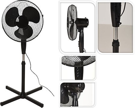 Gulvvifte Svart 3 Hastigheter