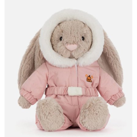 Jellycat Bashful Bunny 'Snødress'