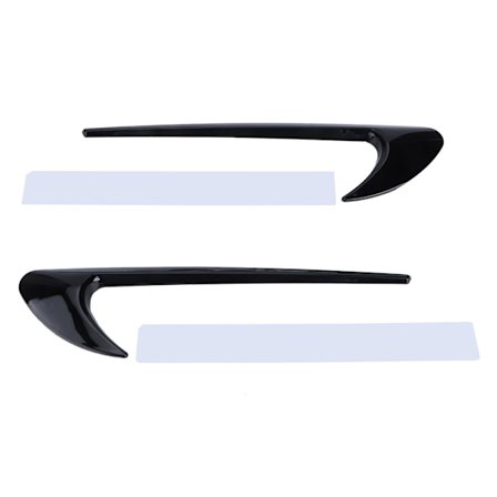 Brevmerker Side Fender Klistremerke Galvanisering Piano Baking Svart Passer for Benz E63S