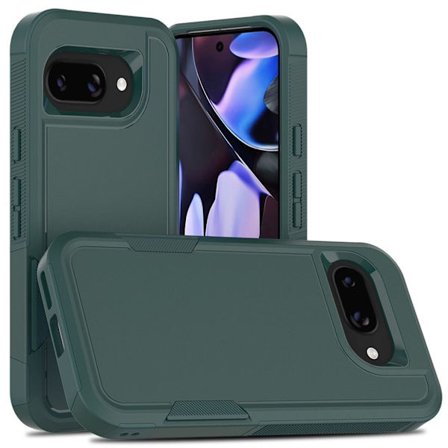 Google Pixel 9a Shockproof Case - Dark Green