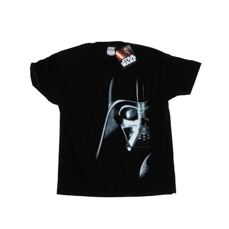 Star Wars Boys Darth Vader Face T-Shirt 5-6 år Svart