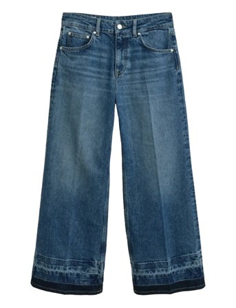 GANT | Cropped Flare Hem Detail Jeans | 29