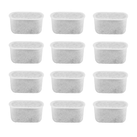 12-pak Erstatnings vandfiltre med aktivt kul til ALLE Cuisinart kaffemaskiner, DCC-RWF (FMY)