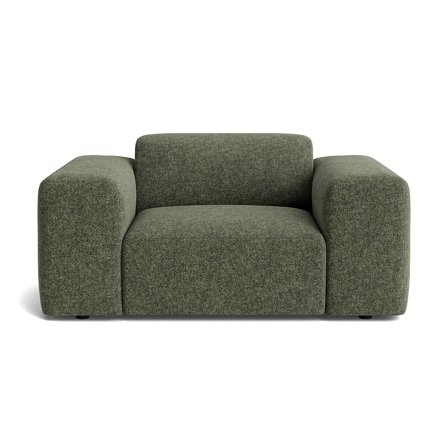 Soma Sessel in Genesis Grün, moderner Polstersessel mit Nozag-Federung und bequemer Schaumstoff-Polsterung, minimalistisches Design, 75cm