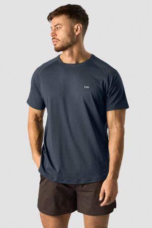 ICANIWILL - Stride Raglan T-shirt Navy - Miehet - Treenivaatteet ICIW:ltä