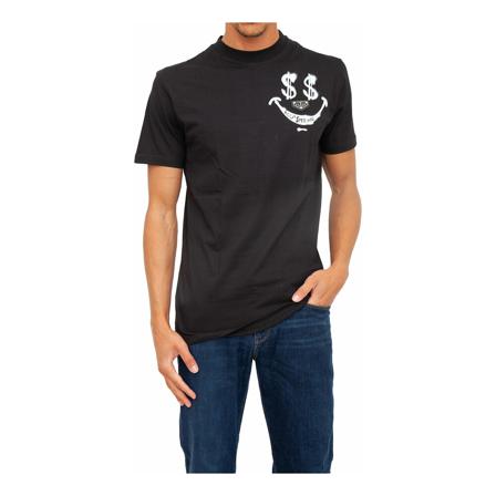 Philipp Plein, T-Shirts Zwart, Heren, Maat:M