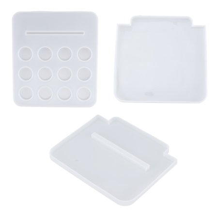 Silikonihartsivalumuotit esittelyteline DIY pestävät uudelleenkäytettävät askartelutyökalut