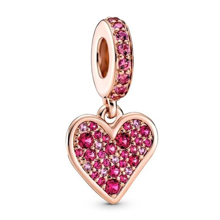 Pandora roséguld krona hänge lösa pärlor flickor pärlstav. 7