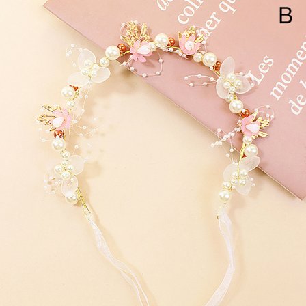 Spring Bohemian Girls Brudpärlhår Huvudbonad blomkrans