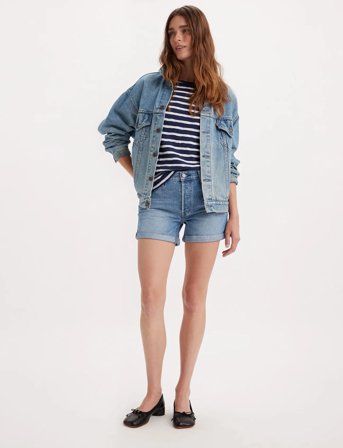Levi's 501 Rolled Short Must Be Mine - Blue - 24