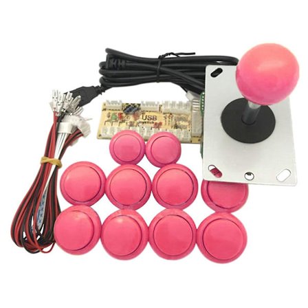 Zero Delay Arcade Diy Kit USB Encoder till PC Arcade Sanwa Joystick Tryckknappar
