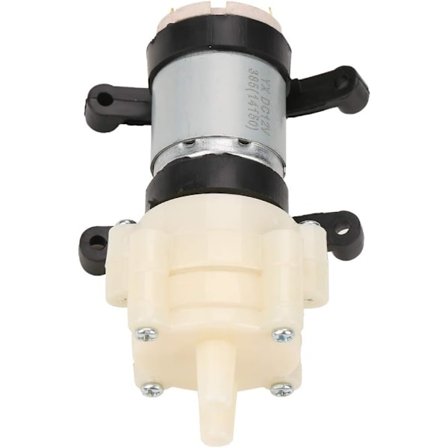 12VDC membranpumpe, mini elektrisk sugepumpe, ultra-stille design for tebrygger, vannkjøling, fisketank, etc.