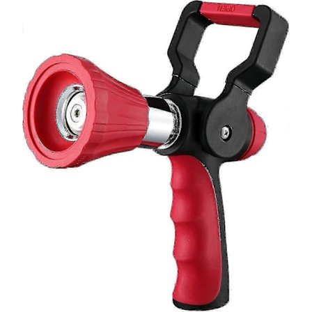 Högtrycks Brandmansmunstycke, Kraftigt Metall Trädgårdsslangmunstycke Med Glidande Ergonomiskt Handtag Och Spakhandtag,