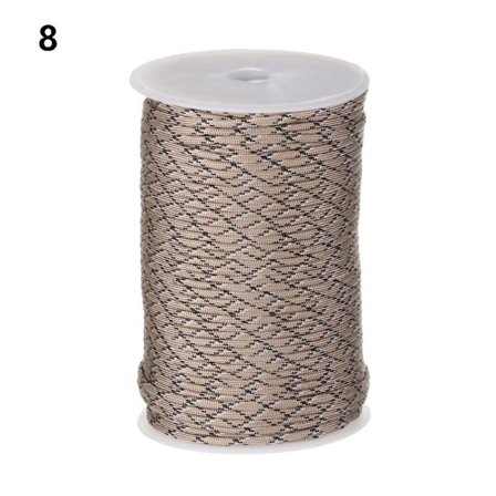 100 meter 9-Core Paracord Rope 550 Military Standard