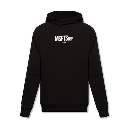 MSFTSrep, Hoodie with logo Zwart, Heren, Maat:XL
