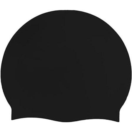 Simningsmössa i silikon, stretchig och bekväm simmössa för långt hår