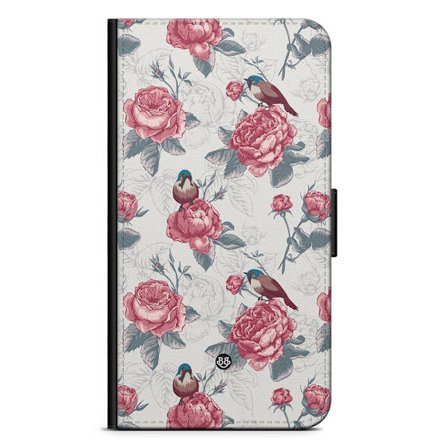 Bjornberry Sony Xperia 5 IV Fodral - Rosor & Fåglar