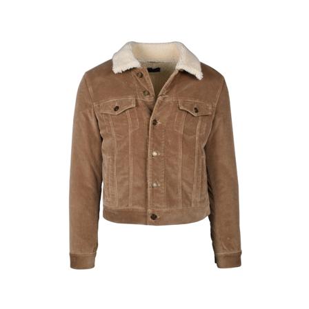 Saint Laurent, Light Jackets Bruin, Heren, Maat:L