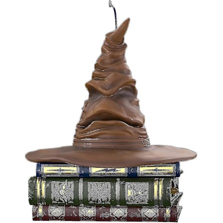 Julepynt til Harry Potter-Sorteringshat, med talende lyd og bevægelse, magisk mindegave til juletræet fra Harry Potter (FMY)