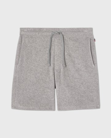 Lexington Sweatshorts i økologisk bomuld, grå melange