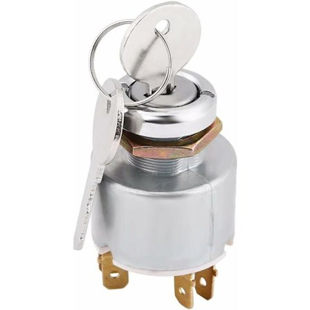 Tändningslås, 12V Universell Motorstartbrytare 3 Lägen PÅ AV Tändningskontrollbrytare med Nyckel