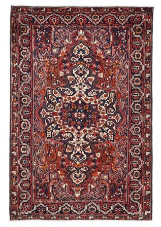 Tapis Bakhtiar 176X257 Rouge Foncé/Noir (Laine, Perse)