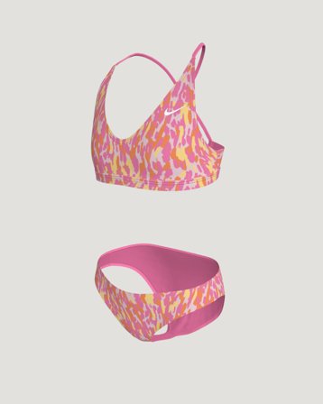 Nike Nike Wild Lace Up Bikini Set Rosa Badkläder/Badrockar Tjej - Kids Brand Store
