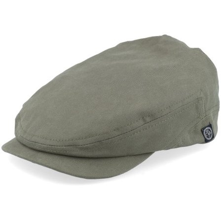 CTH Ericson - Grön flatcap Keps - Lucas Cotton Twill Green Flat Cap @ Hatstore