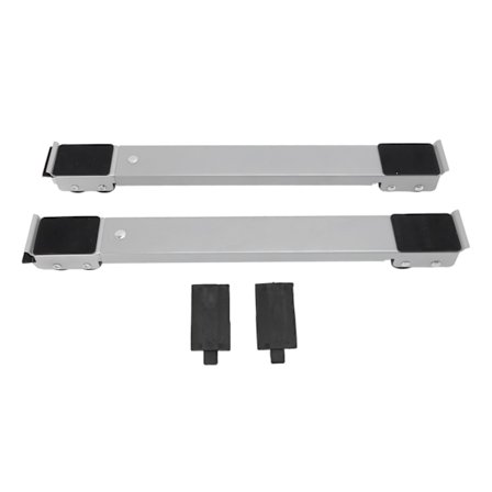 Kraftig udtrækkelig apparatrulle med 300 kg bæreevne, udtrækkelig base, skyder til vaskemaskine, tørretumbler, møbler