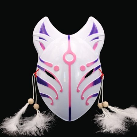 Fox Fairy Mask Cosplay Mask TYPE D TYPE D