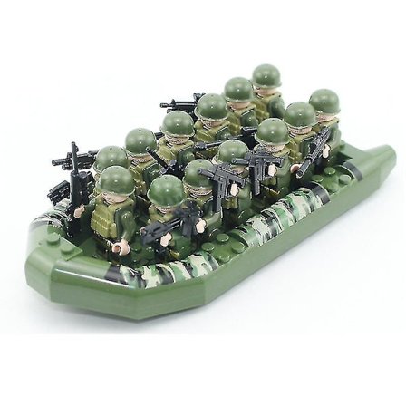 Politibyggesteiner Militærserie Gutter Spesialpoliti Minifigur Wwii Spesialstyrker (FMY)