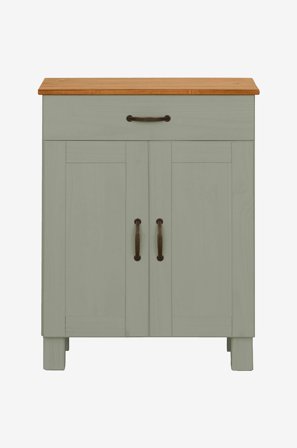 Loft24 - Baderomsskap Alby 2 dører/1 skuff - Grønn - Baderomsmøbler - Fra Homeroom