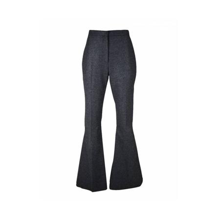 Alexander McQueen, Flared cut trousers Szary, Kobieta, Rozmiar: S
