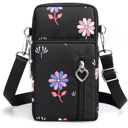 1 stk. lille mobiltelefon taske til kvinder, Oxford stof messenger spor