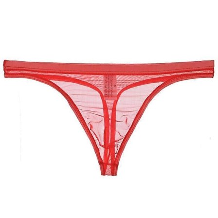Herre Thong Mesh Komfortabel Svedabsorberende Tynd Undertøj Sexet T-shirt-xindaren