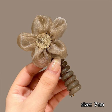 Puhelinlangallinen hiuslenkki Joustava hiusköysi VÄRI 3 VÄRI 3