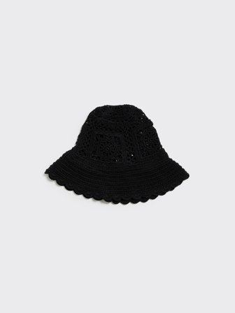 Holzweiler Rosie Crochet Hat - Black - Unisex - One size