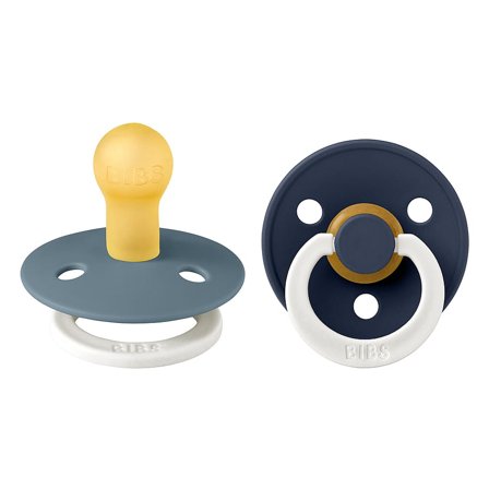 BIBS Latex Sut 2-Pak Petrol /Deep Space Str. 1, Børn & Forældre, Sutter, Latexsutter