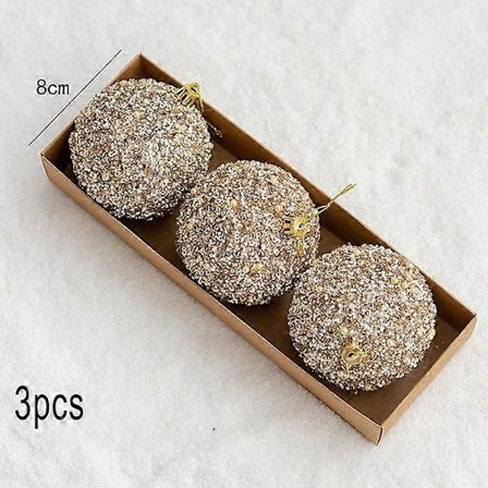 Juldekorationer Julgranskulor Hänge Jul Hem God Fest Bröllop Ornament Tillbehör Plast